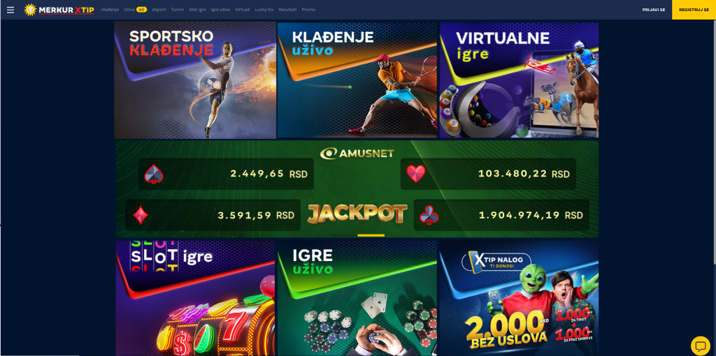 MerkurXtip Kazino Online