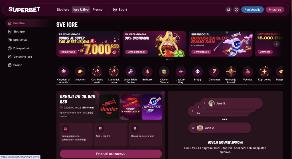 Superbet slots